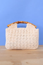 Crochet Bamboo Purse