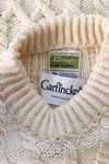 Irish Wool Fisherman Sweater S/M