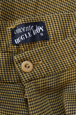 Bugle Boy Chartreuse Check Slacks M