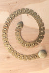 Sarah Coventry Etched Brass Medallion Belt