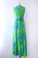 Electric Lime Pop Floral Maxi S