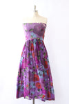 Grape Goddess Strapless Dress XS-S/M