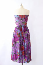 Grape Goddess Strapless Dress XS-S/M