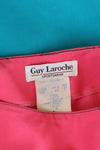 Guy Laroche Colorblocked Pencil Skirt XS