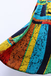 Multicolor Expressionist Silk Skirt XS