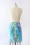 Pucci Seafoam Slip Skirt M