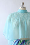 Sparkling Blue Disco Capelet (free)