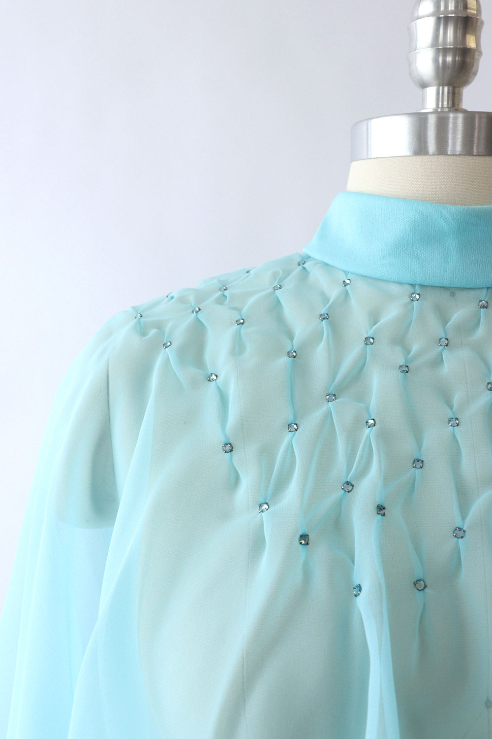 Sparkling Blue Disco Capelet (free)