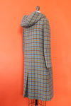 Electric Houndstooth Duffle Coat S