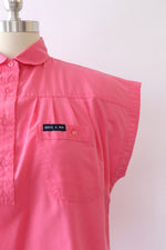 Here's a Hug Hot Pink Button Down M/L