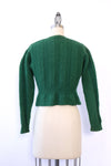 1930s Kale Crop Sweater XS