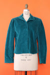 Teal Cord Boxy Jacket S/M