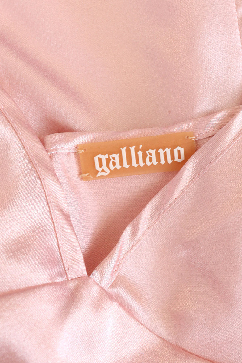 Galliano Primrose Satin Mini Slip M