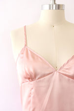 Galliano Primrose Satin Mini Slip M