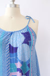 Rose Marie Reid Pebbled Periwinkle Sundress S-L