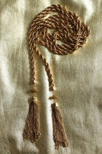 Golden Rope Tassel Lariat