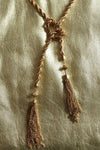 Golden Rope Tassel Lariat