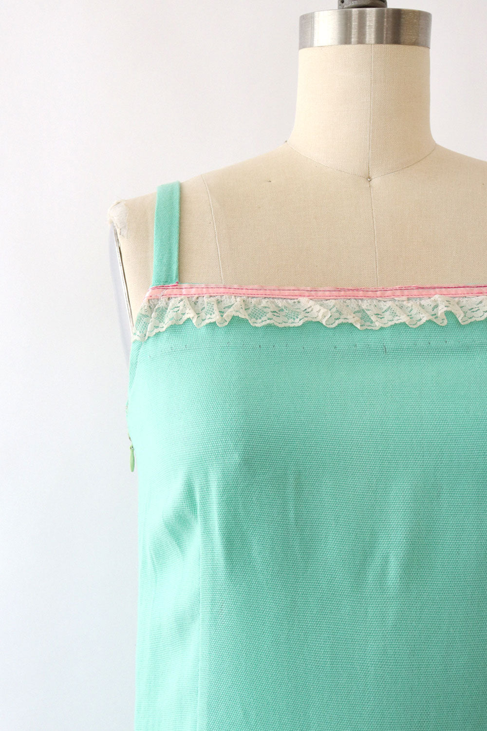 Seafoam Folk Flapper Dress XS