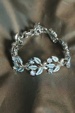 Coro Baby Blue Leaf Bracelet