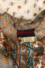 Kalamkari Indian Silk Dress S/M