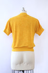 Sunflower Terrycloth V-Neck M