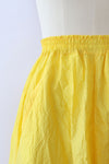 Sunshine Yellow Parachute Pocket Skirt S/M