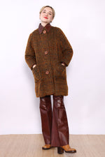 Feathered Nandina Mohair Coat XS/S