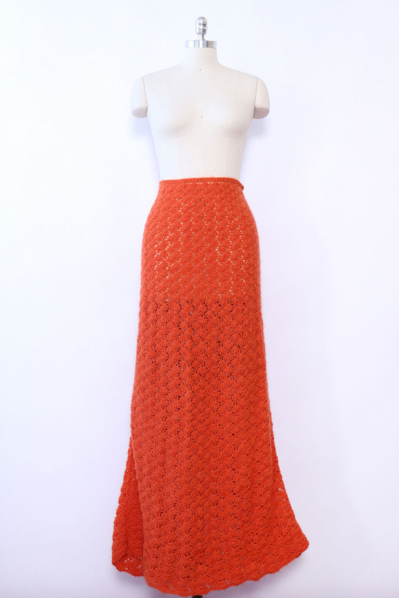 Clementine Crochet Maxi Skirt M/L