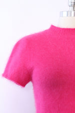 Hot Pink Angora Top S-S/M