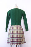 1930s Kale Crop Sweater XS