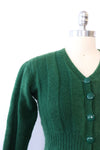 1930s Kale Crop Sweater XS