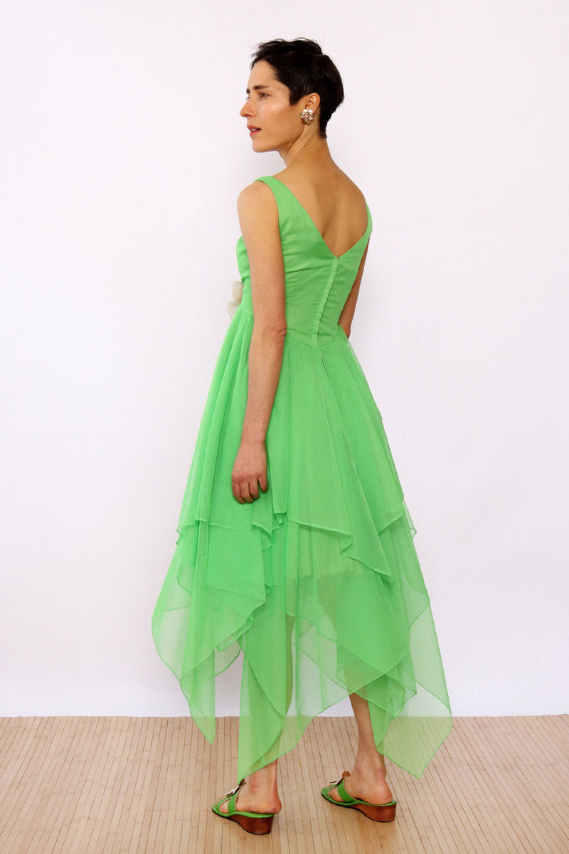 Absinthe Chiffon Fairy Dress XS