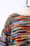 Del Mundo Rainbow Wool Sweater S-L