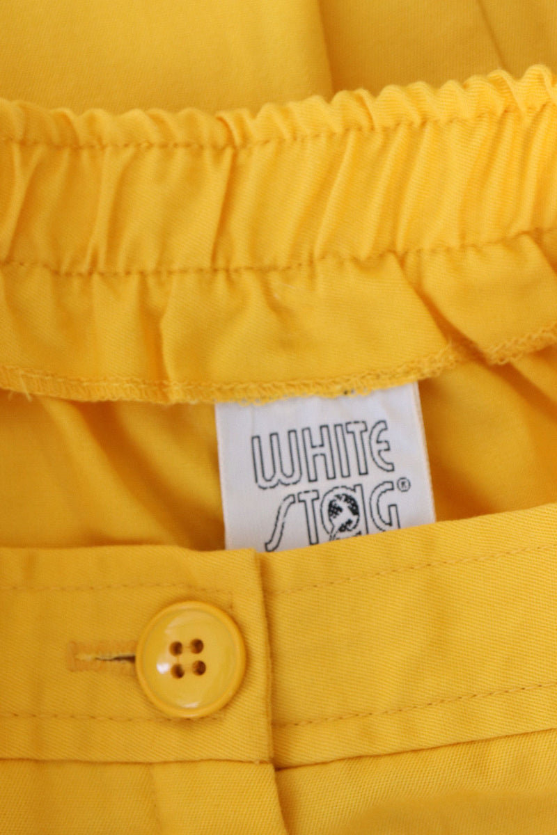 1970s Sunny Yellow Flares XS/S