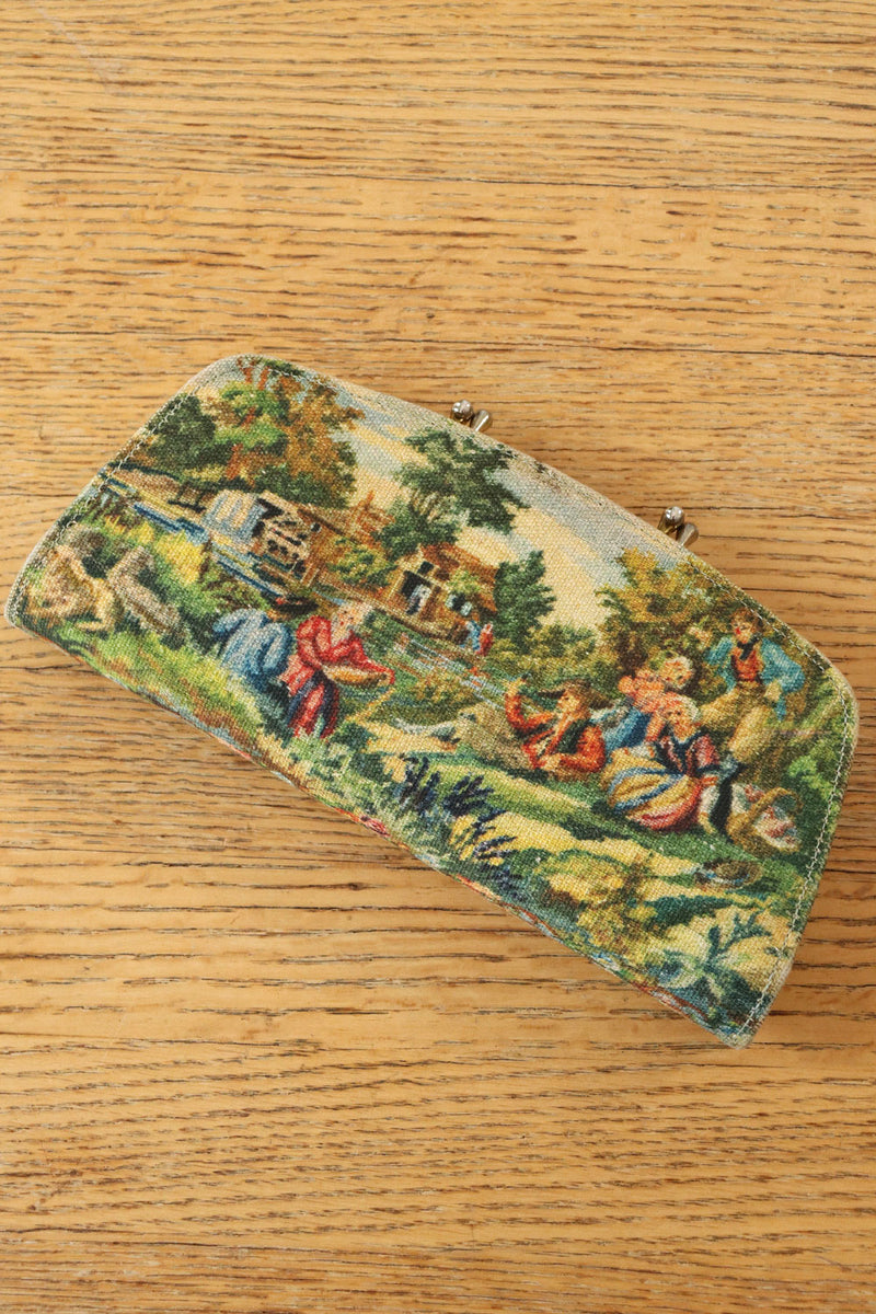 Victorian Scenic Tapestry Wallet