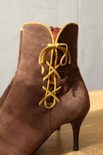 Sergio Rossi Suede Heeled Booties 37.5