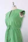 Snap Pea Ultrasuede Tie Dress XS/S