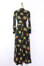 Pop Floral Open Back Maxi S/M