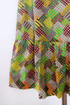 Calico Patchwork Print Skirt XS/S