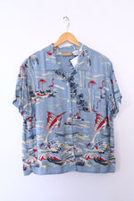 Sailing Scene Buttondown M/L