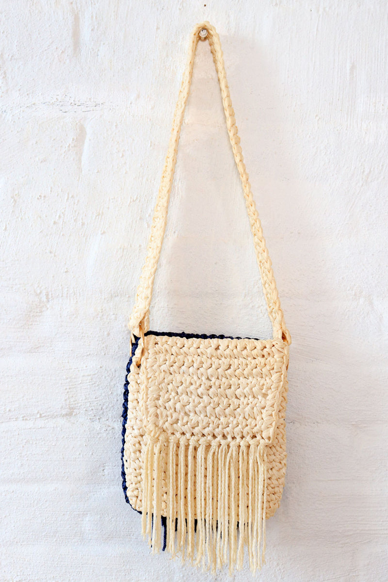 Double Sided Italian Fringe Bag