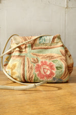 Slouchy Pastel Crewel Bag