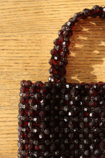 Garnet Beaded Y2K Handbag