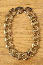 Brassy Pignose Chain Necklace