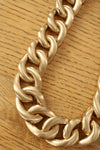 Brushed Golden Chain Necklace