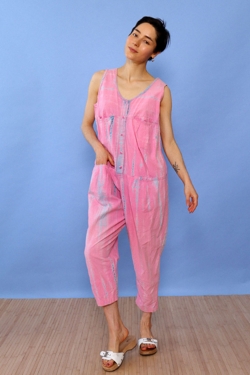 Bubblegum Tie Dye Jumpsuit XS-M