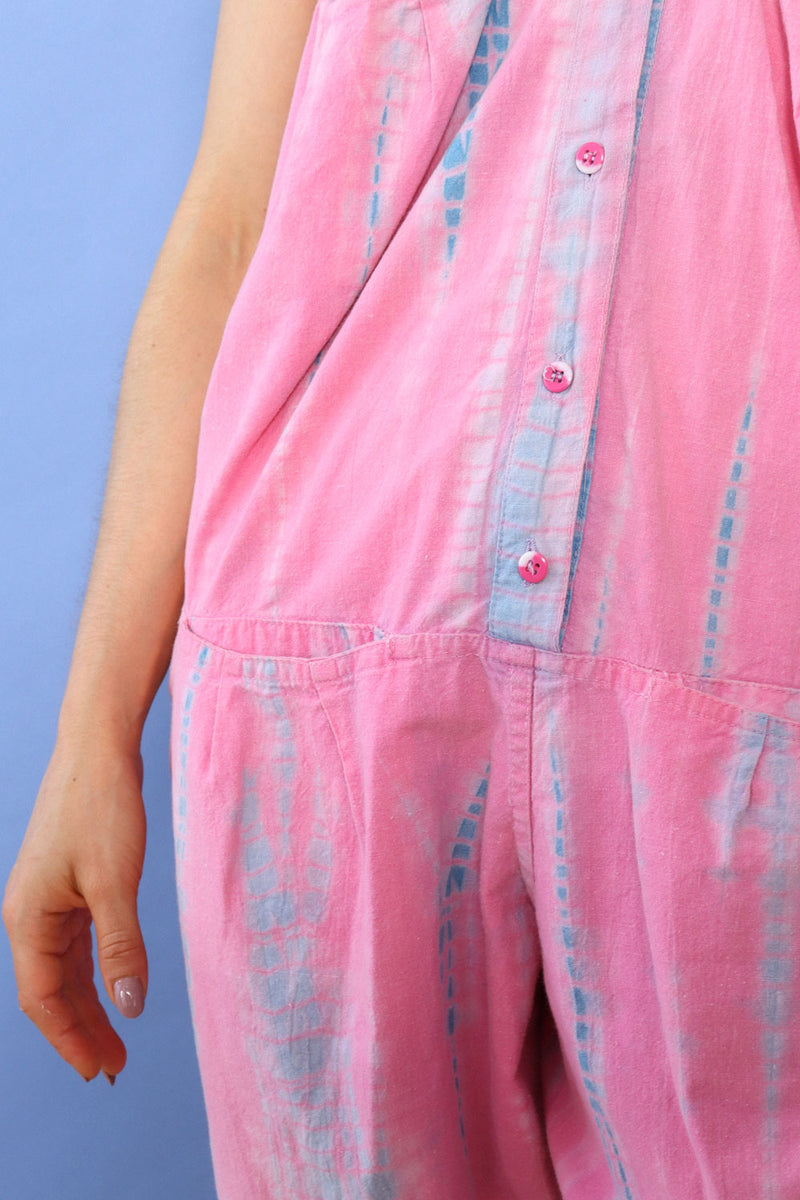 Bubblegum Tie Dye Jumpsuit XS-M