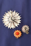 Kitschy Flower Brooch & Earrings Set