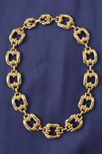 Golden Buckle Collar Necklace