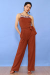 Jody Terracotta Wrap Jumpsuit XS/S